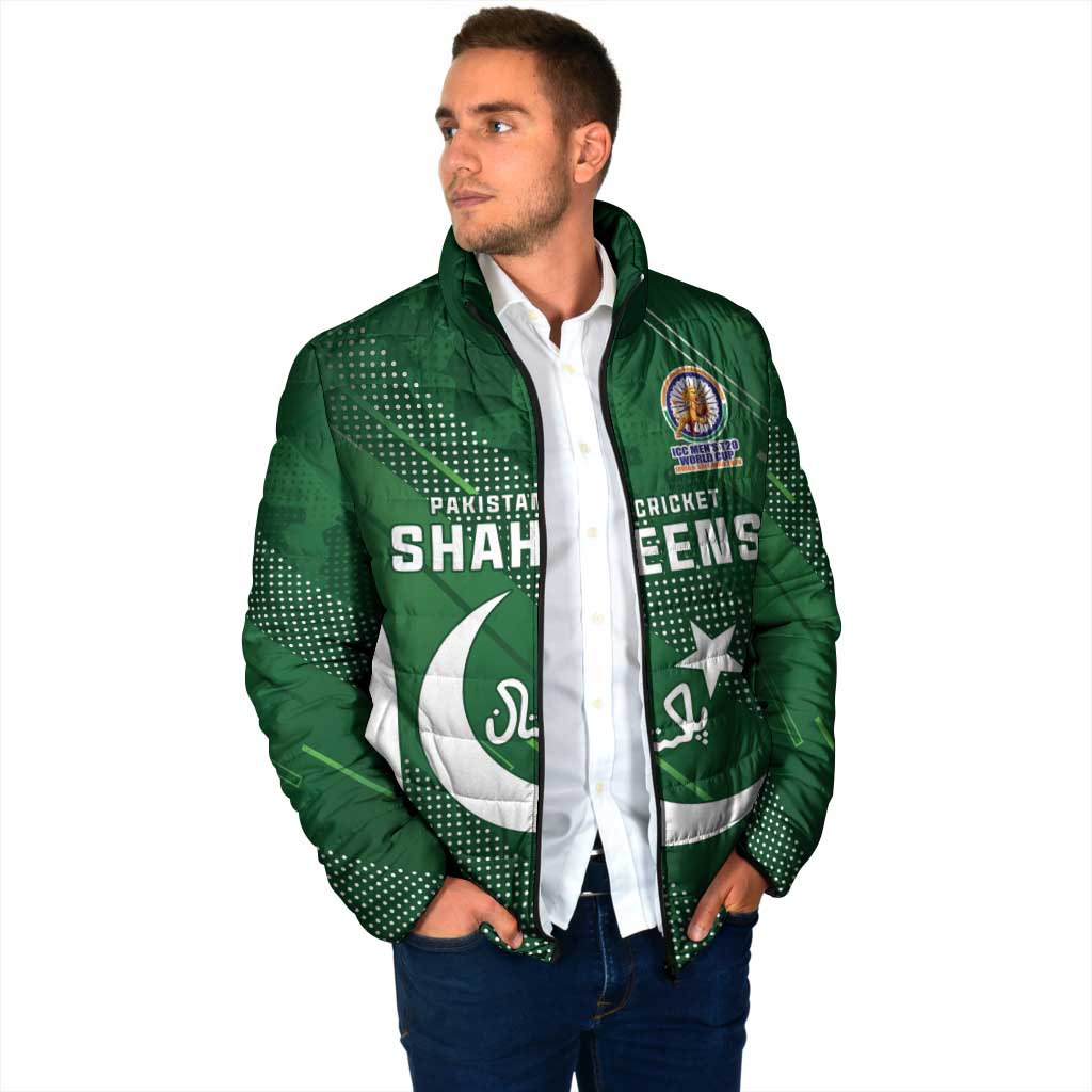 Custom Pakistan Cricket Spirit 2026 Padded Jacket World T20 Edition - Wonder Print Shop