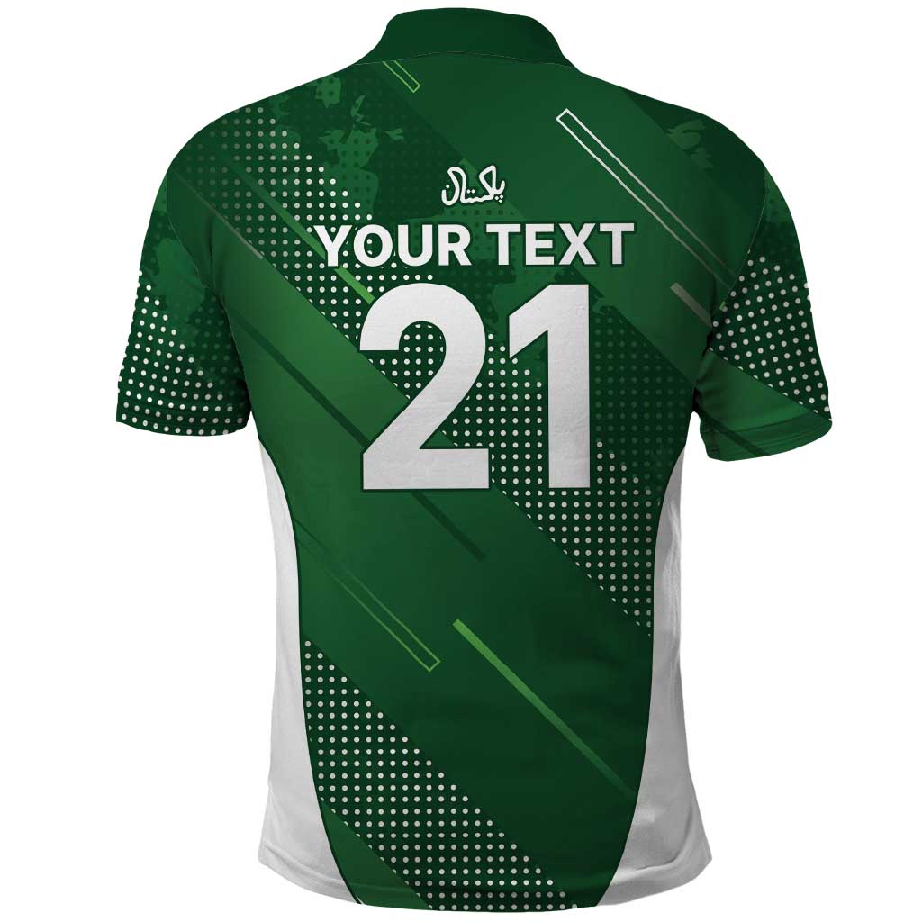 Custom Pakistan Cricket Spirit 2026 Polo Shirt World T20 Edition - Wonder Print Shop