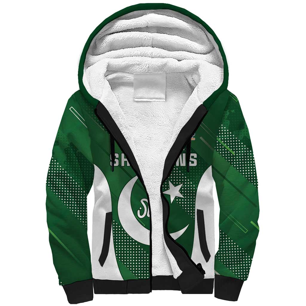 Custom Pakistan Cricket Spirit 2026 Sherpa Hoodie World T20 Edition - Wonder Print Shop