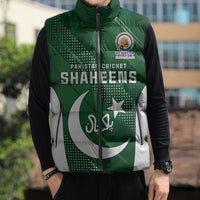 Custom Pakistan Cricket Spirit 2026 Sleeveless Puffer Jacket World T20 Edition - Wonder Print Shop