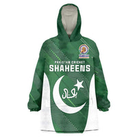 Custom Pakistan Cricket Spirit 2026 Wearable Blanket Hoodie World T20 Edition - Wonder Print Shop