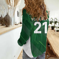 Custom Pakistan Cricket Spirit 2026 Women Casual Shirt World T20 Edition - Wonder Print Shop