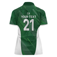 Custom Pakistan Cricket Spirit 2026 Women Polo Shirt World T20 Edition - Wonder Print Shop
