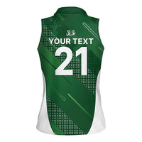 Custom Pakistan Cricket Spirit 2026 Women Sleeveless Polo Shirt World T20 Edition - Wonder Print Shop