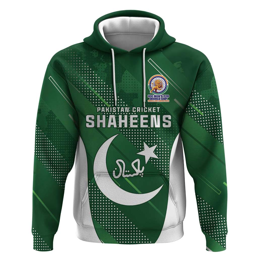 Custom Pakistan Cricket Spirit 2026 Zip Hoodie World T20 Edition - Wonder Print Shop