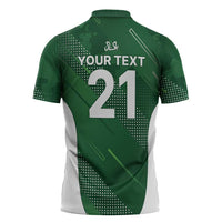 Custom Pakistan Cricket Spirit 2026 Zipper Polo Shirt World T20 Edition - Wonder Print Shop