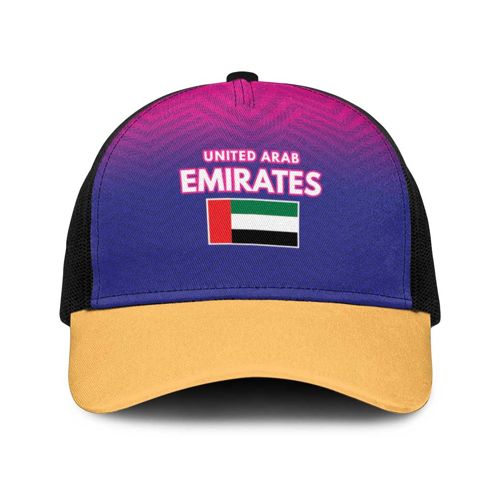 United Arab Emirates Cricket Spirit 2026 Baseball Net Cap World T20 Edition - Wonder Print Shop