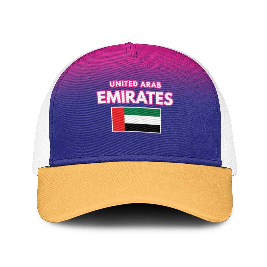 United Arab Emirates Cricket Spirit 2026 Baseball Net Cap World T20 Edition - Wonder Print Shop