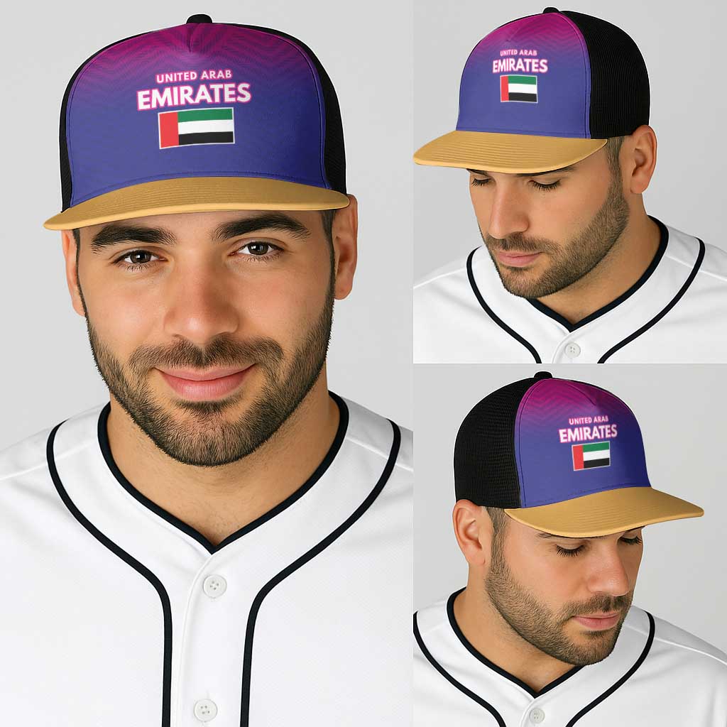 United Arab Emirates Cricket Spirit 2026 Baseball Net Cap World T20 Edition - Wonder Print Shop