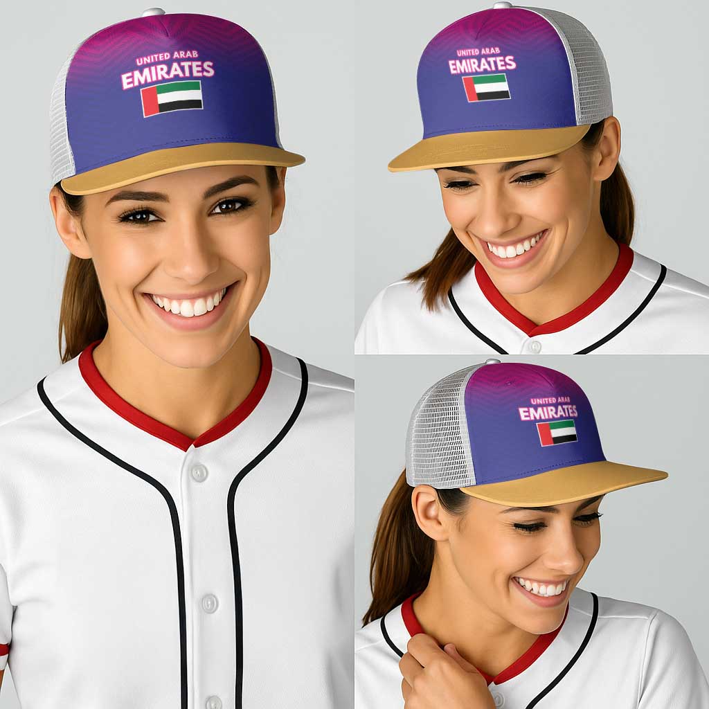 United Arab Emirates Cricket Spirit 2026 Baseball Net Cap World T20 Edition - Wonder Print Shop