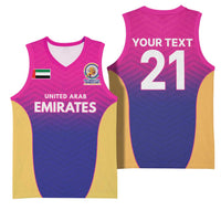 Custom United Arab Emirates Cricket Spirit 2026 Basketball Jersey World T20 Edition - Wonder Print Shop