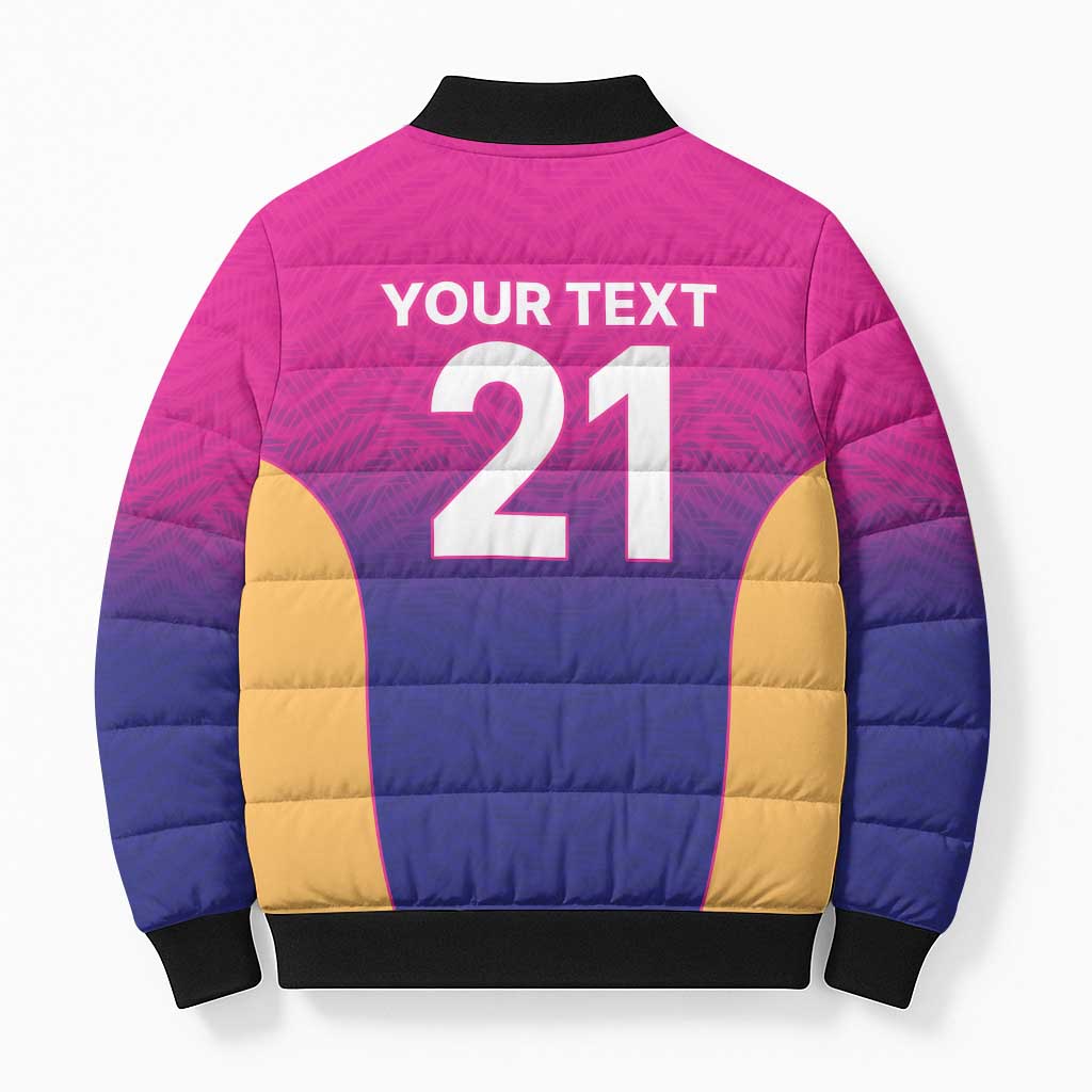 Custom United Arab Emirates Cricket Spirit 2026 Bomber Puffer Jacket World T20 Edition - Wonder Print Shop