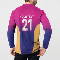 Custom United Arab Emirates Cricket Spirit 2026 Button Sweatshirt World T20 Edition - Wonder Print Shop