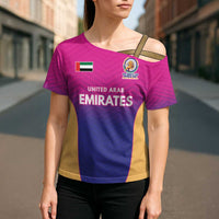 Custom United Arab Emirates Cricket Spirit 2026 Cross Shoulder Shirt World T20 Edition - Wonder Print Shop