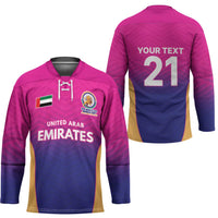 Custom United Arab Emirates Cricket Spirit 2026 Hockey Jersey World T20 Edition - Wonder Print Shop