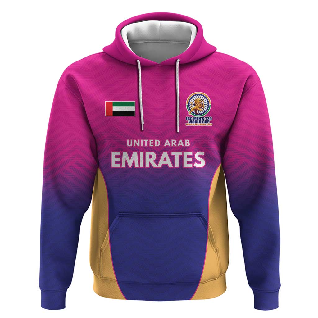 Custom United Arab Emirates Cricket Spirit 2026 Hoodie World T20 Edition - Wonder Print Shop