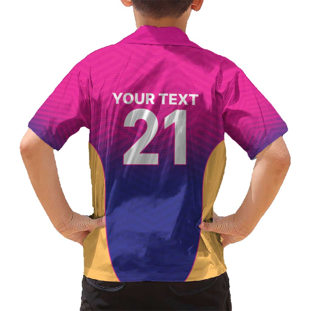 Custom United Arab Emirates Cricket Spirit 2026 Kid Hawaiian Shirt World T20 Edition - Wonder Print Shop