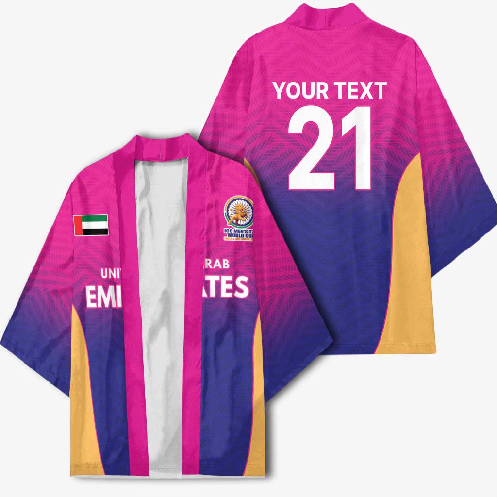 Custom United Arab Emirates Cricket Spirit 2026 Kimono World T20 Edition - Wonder Print Shop