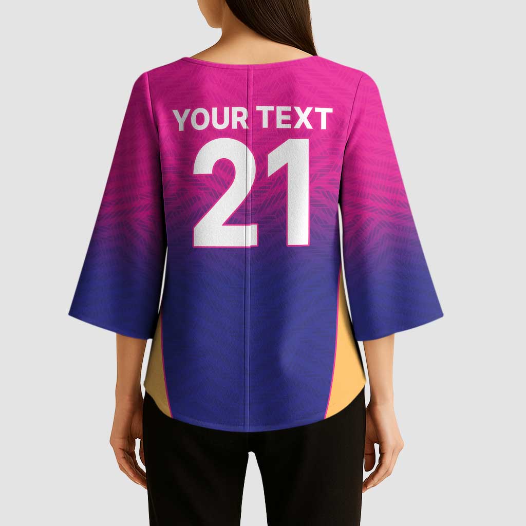 Custom United Arab Emirates Cricket Spirit 2026 Kimono Sleeve Blouse World T20 Edition - Wonder Print Shop