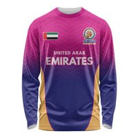 Custom United Arab Emirates Cricket Spirit 2026 Long Sleeve Shirt World T20 Edition - Wonder Print Shop