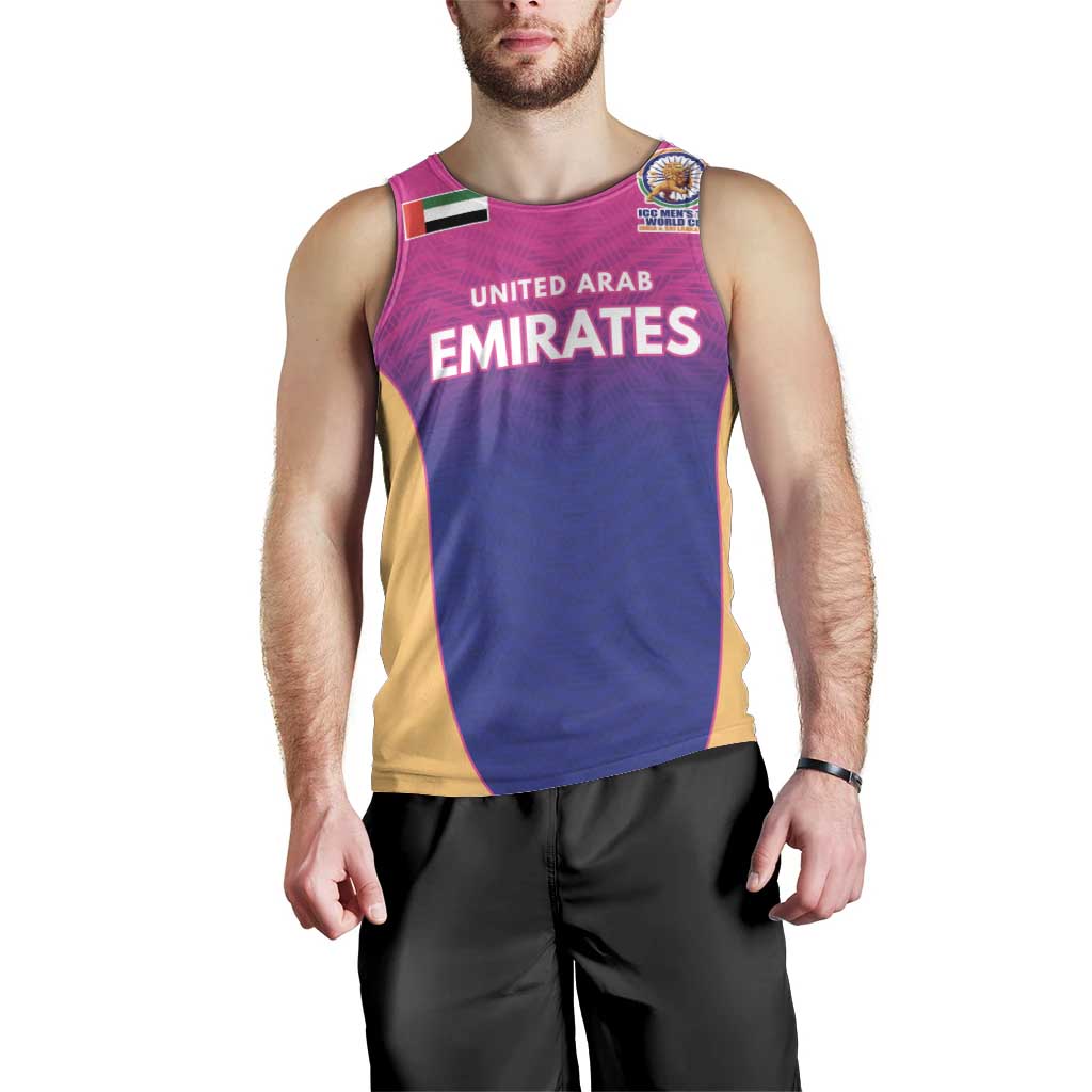 Custom United Arab Emirates Cricket Spirit 2026 Men Tank Top World T20 Edition - Wonder Print Shop