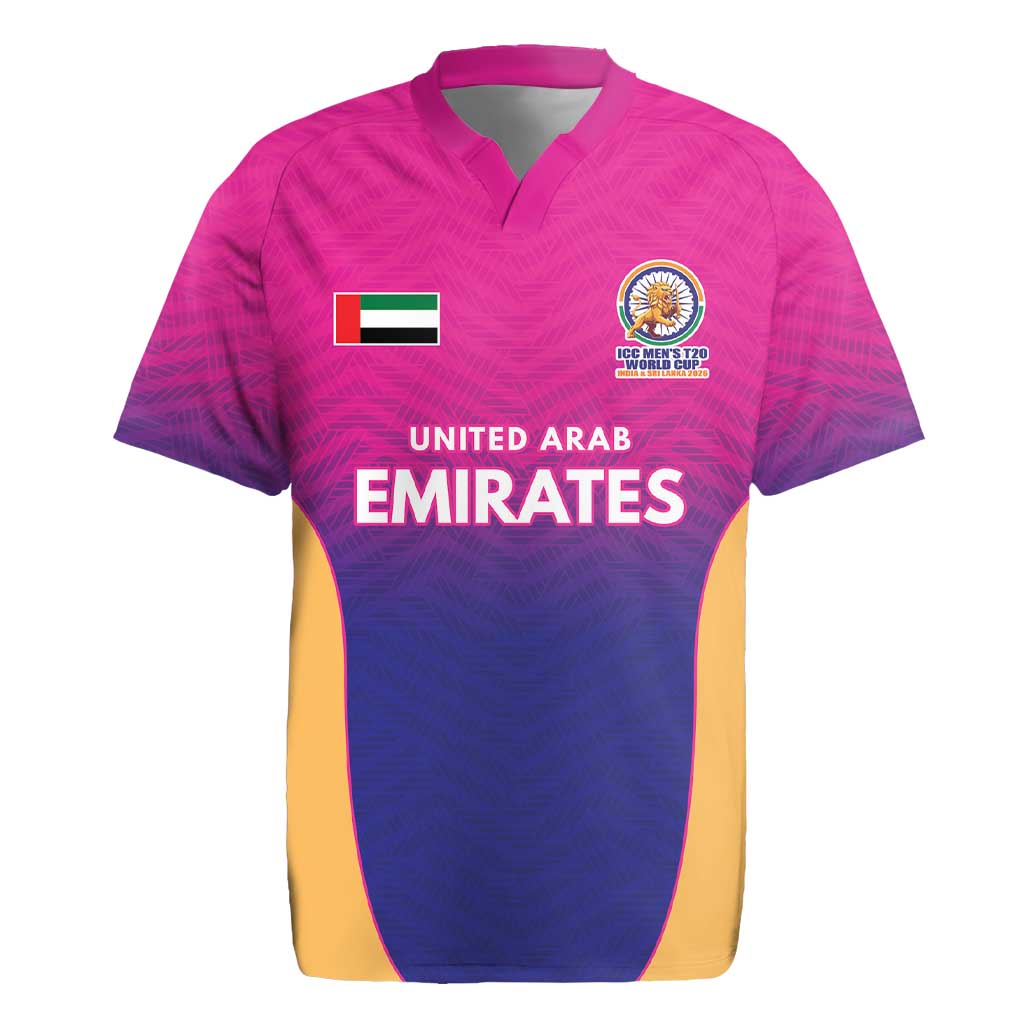 Custom United Arab Emirates Cricket Spirit 2026 Rugby Jersey World T20 Edition - Wonder Print Shop