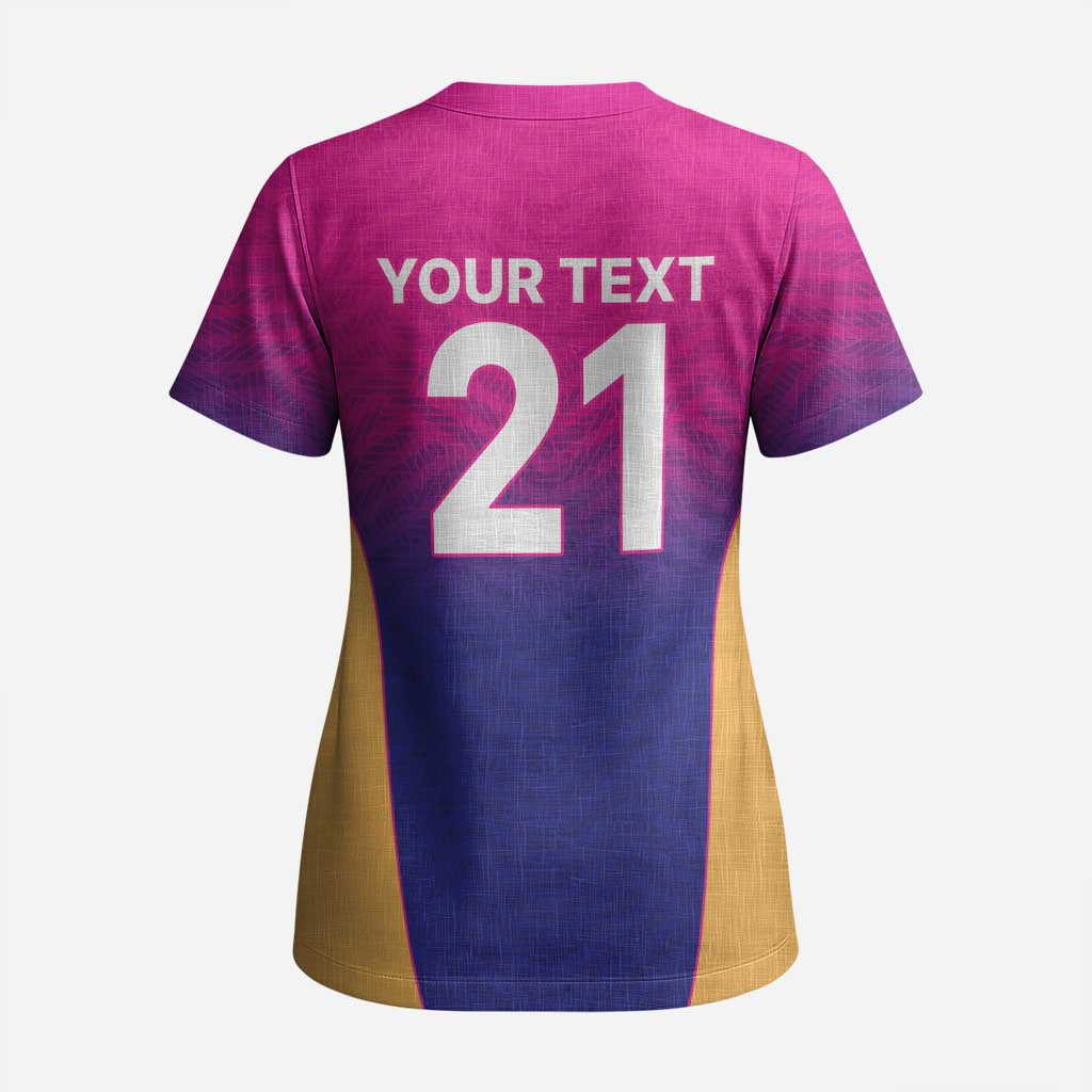 Custom United Arab Emirates Cricket Spirit 2026 Scrub Top World T20 Edition - Wonder Print Shop