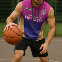 Custom United Arab Emirates Cricket Spirit 2026 Sleeveless Hoodie World T20 Edition - Wonder Print Shop