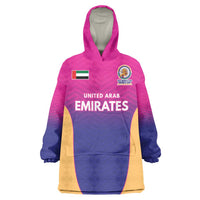Custom United Arab Emirates Cricket Spirit 2026 Wearable Blanket Hoodie World T20 Edition - Wonder Print Shop