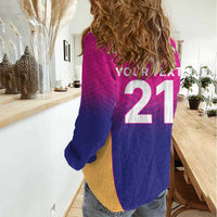 Custom United Arab Emirates Cricket Spirit 2026 Women Casual Shirt World T20 Edition - Wonder Print Shop