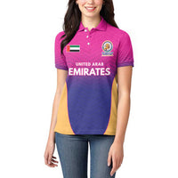 Custom United Arab Emirates Cricket Spirit 2026 Women Polo Shirt World T20 Edition - Wonder Print Shop