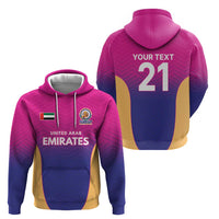 Custom United Arab Emirates Cricket Spirit 2026 Zip Hoodie World T20 Edition - Wonder Print Shop