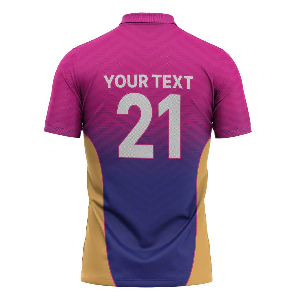 Custom United Arab Emirates Cricket Spirit 2026 Zipper Polo Shirt World T20 Edition - Wonder Print Shop