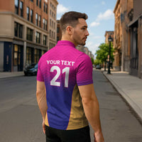 Custom United Arab Emirates Cricket Spirit 2026 Zipper Polo Shirt World T20 Edition - Wonder Print Shop