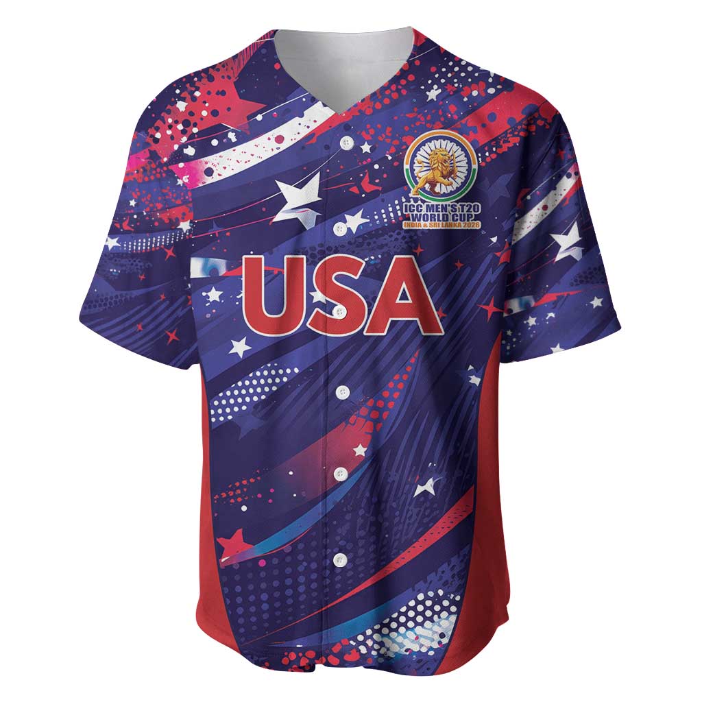Custom United States Cricket Spirit 2026 Baseball Jersey World T20 Edition - Wonder Print Shop
