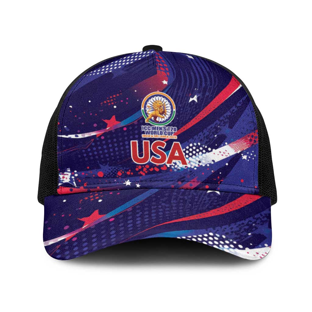 United States Cricket Spirit 2026 Baseball Net Cap World T20 Edition - Wonder Print Shop