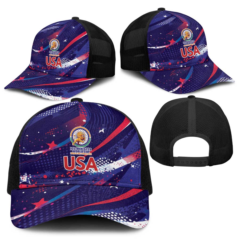 United States Cricket Spirit 2026 Baseball Net Cap World T20 Edition - Wonder Print Shop