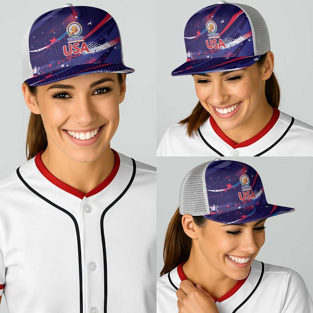 United States Cricket Spirit 2026 Baseball Net Cap World T20 Edition - Wonder Print Shop