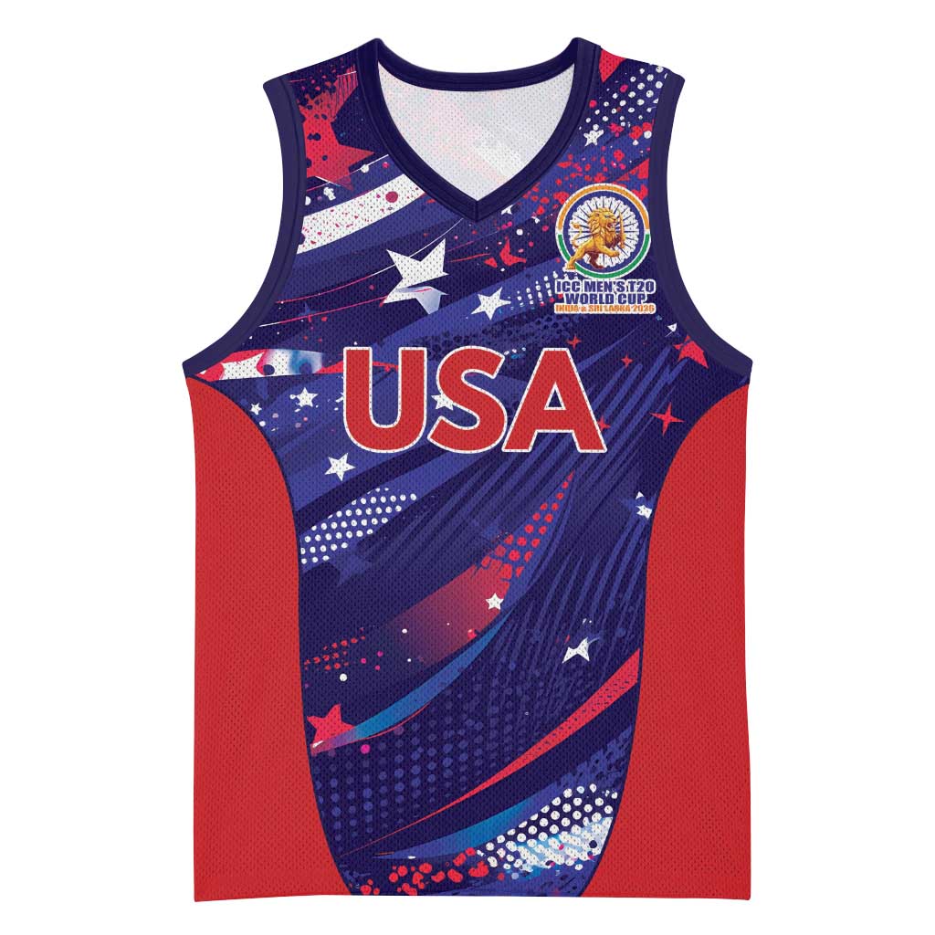 Custom United States Cricket Spirit 2026 Basketball Jersey World T20 Edition - Wonder Print Shop