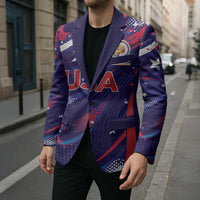 Custom United States Cricket Spirit 2026 Blazer World T20 Edition - Wonder Print Shop