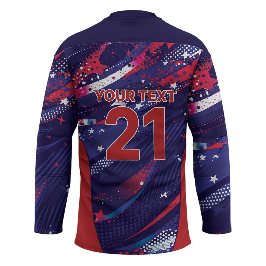 Custom United States Cricket Spirit 2026 Hockey Jersey World T20 Edition - Wonder Print Shop
