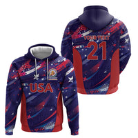 Custom United States Cricket Spirit 2026 Hoodie World T20 Edition - Wonder Print Shop