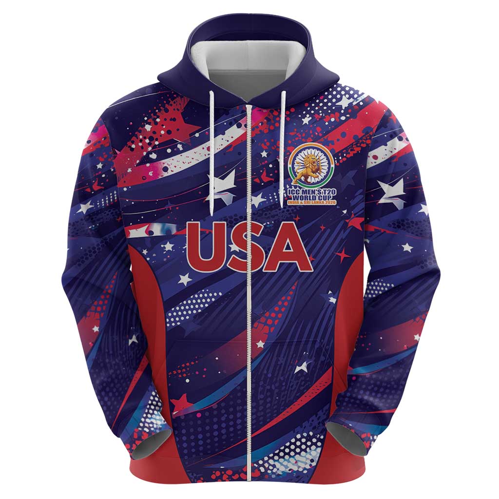 Custom United States Cricket Spirit 2026 Hoodie World T20 Edition - Wonder Print Shop