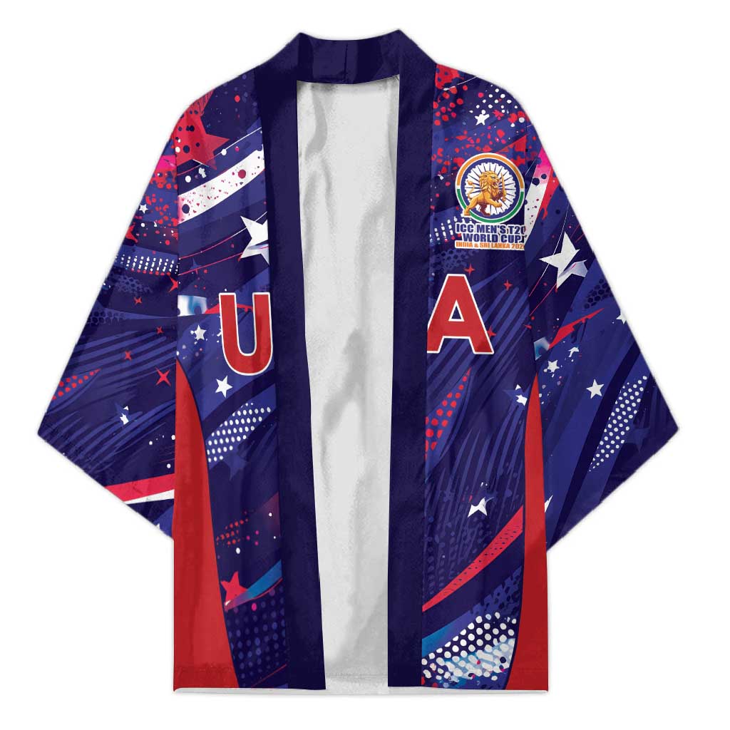 Custom United States Cricket Spirit 2026 Kimono World T20 Edition - Wonder Print Shop