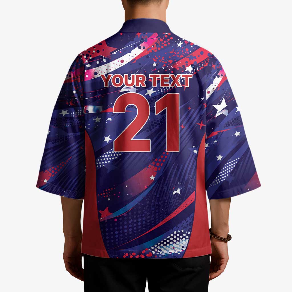 Custom United States Cricket Spirit 2026 Kimono World T20 Edition - Wonder Print Shop