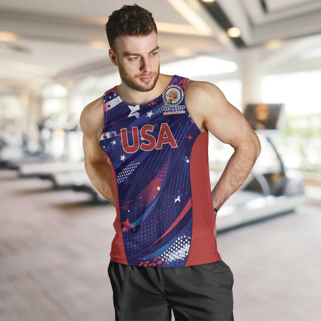 Custom United States Cricket Spirit 2026 Men Tank Top World T20 Edition - Wonder Print Shop
