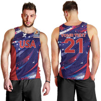 Custom United States Cricket Spirit 2026 Men Tank Top World T20 Edition - Wonder Print Shop