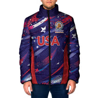 Custom United States Cricket Spirit 2026 Padded Jacket World T20 Edition - Wonder Print Shop