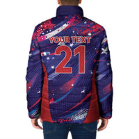 Custom United States Cricket Spirit 2026 Padded Jacket World T20 Edition - Wonder Print Shop