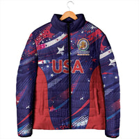 Custom United States Cricket Spirit 2026 Padded Jacket World T20 Edition - Wonder Print Shop